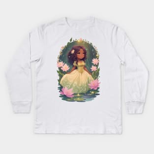 A Frog Princess Kids Long Sleeve T-Shirt